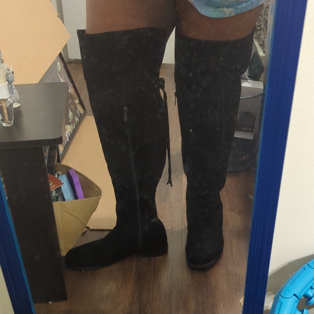 Women's Black Over-the-Knee Boots